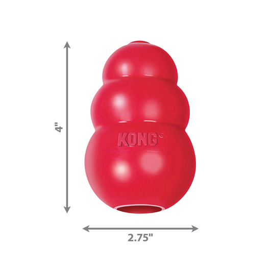 Kong Classic Large red rubber dog toy