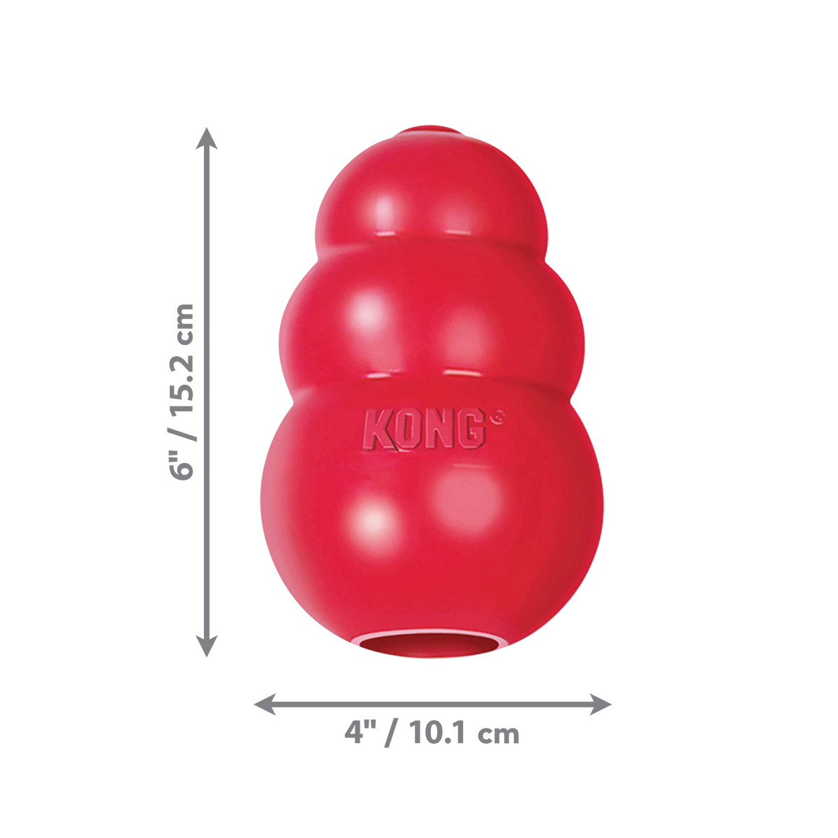 Kong Classic XXL red rubber dog toy