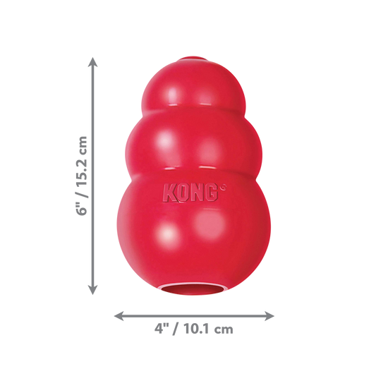 Kong Classic XXL red rubber dog toy