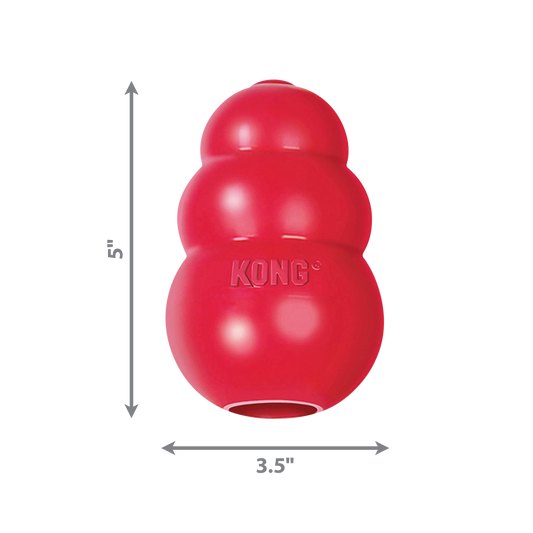 Kong Classic XL red rubber dog toy