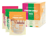 Purrform Fresh Deli Steamed Mixed 7pk (Mixed Box 1: turkey, wild boar, chicken)