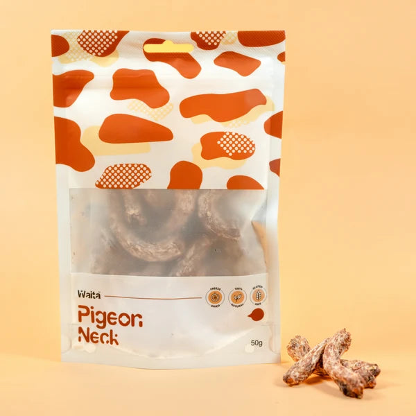 Waita Pet Freeze Dried Pigeon Neck 50g