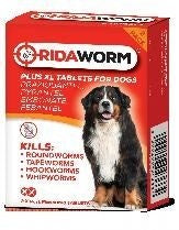 Ridaworm Plus XL worming tablets for dogs