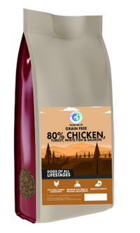 Pets N Plants Wilderness 80 Chicken Turkey Whitefish 2kg