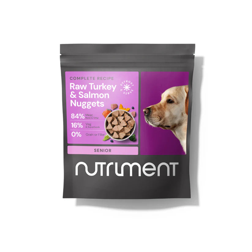 Nutriment Turkey and Salmon Senior Nuggets 1kg