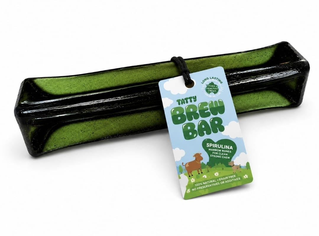 Tatty Brew Bar Spirulina bone broth dog chew