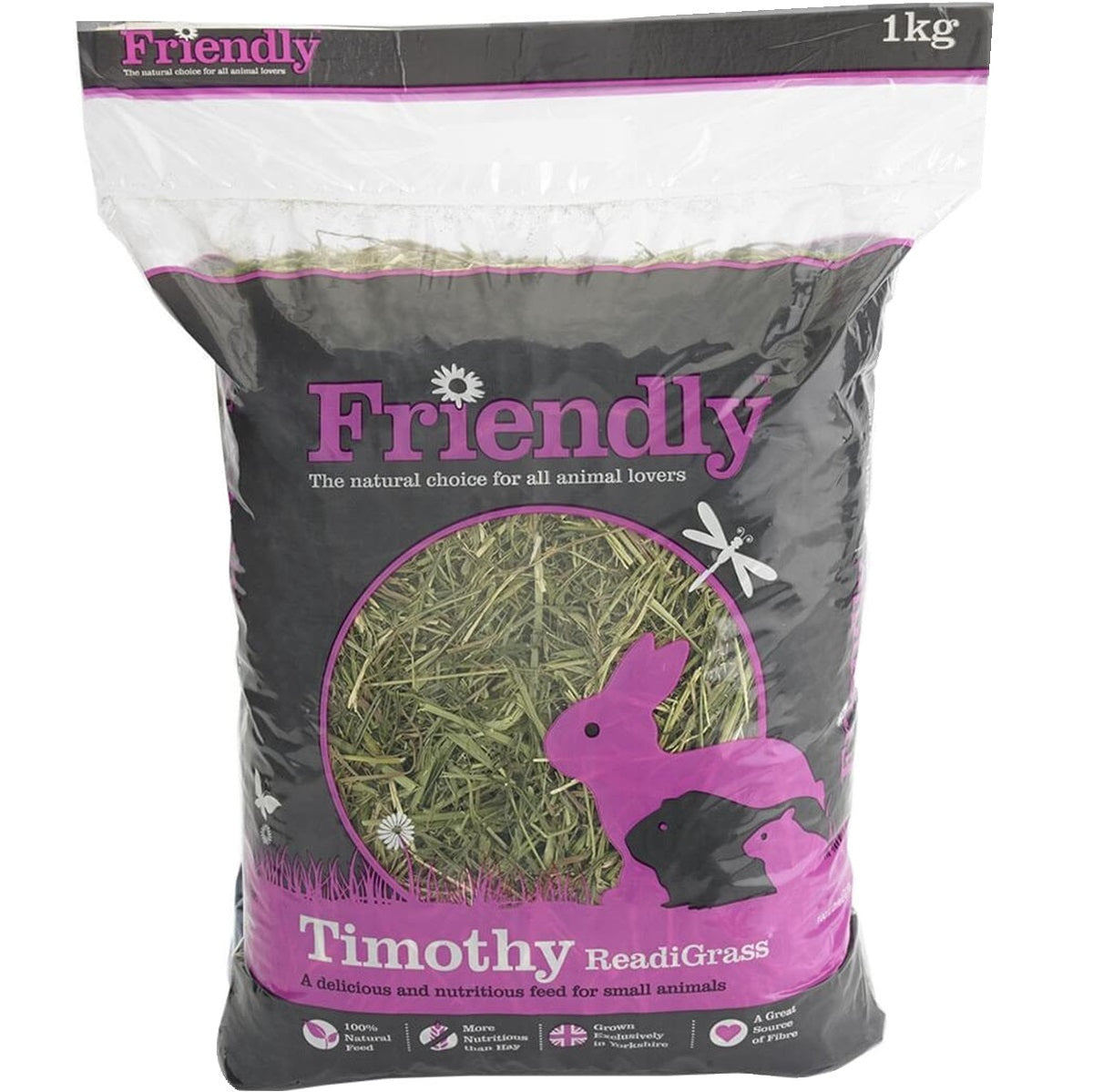 Friendly Timothy ReadiGrass 1kg bag