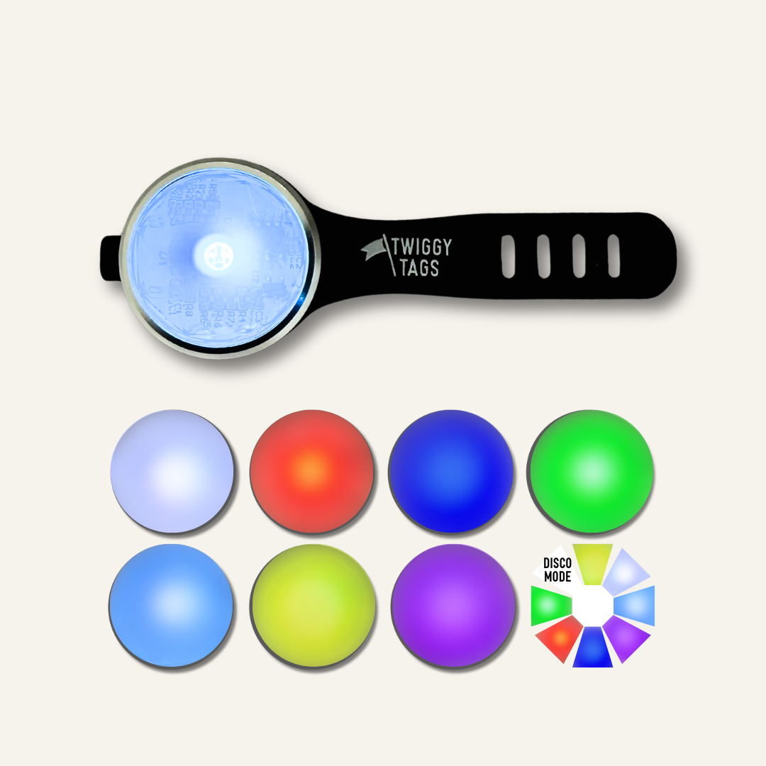 Twiggy Tags TrekBright Dog Safety Light