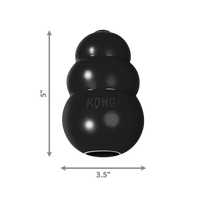 KONG Extreme XL black rubber dog toy