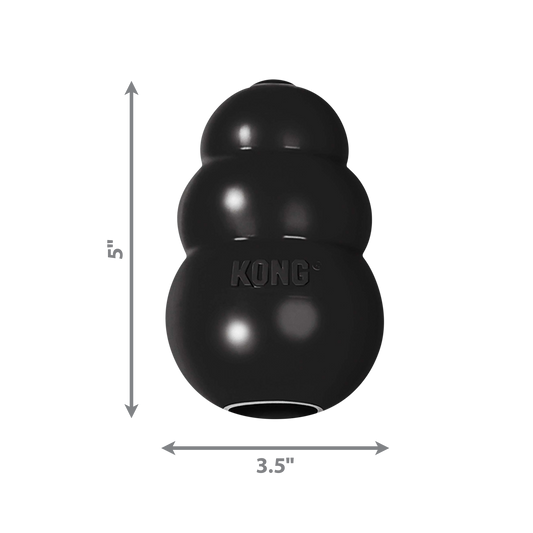 KONG Extreme XL black rubber dog toy