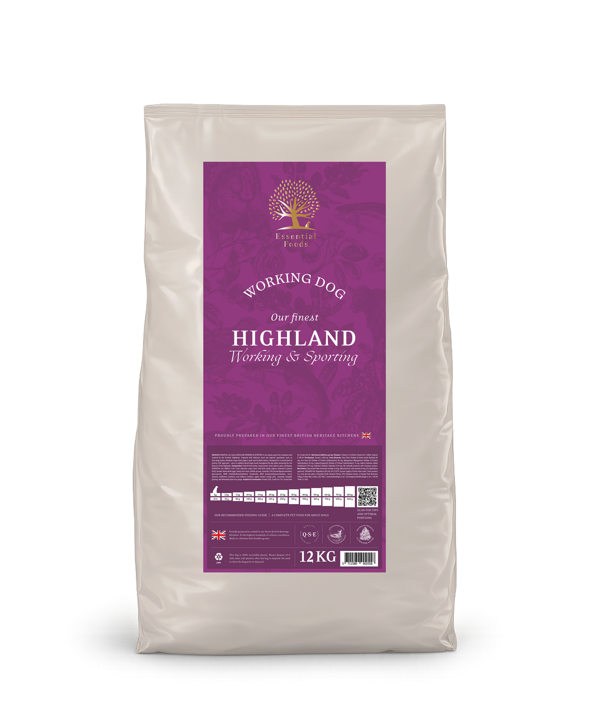 Essential Foods Highland Living Sporting & Working 12kg