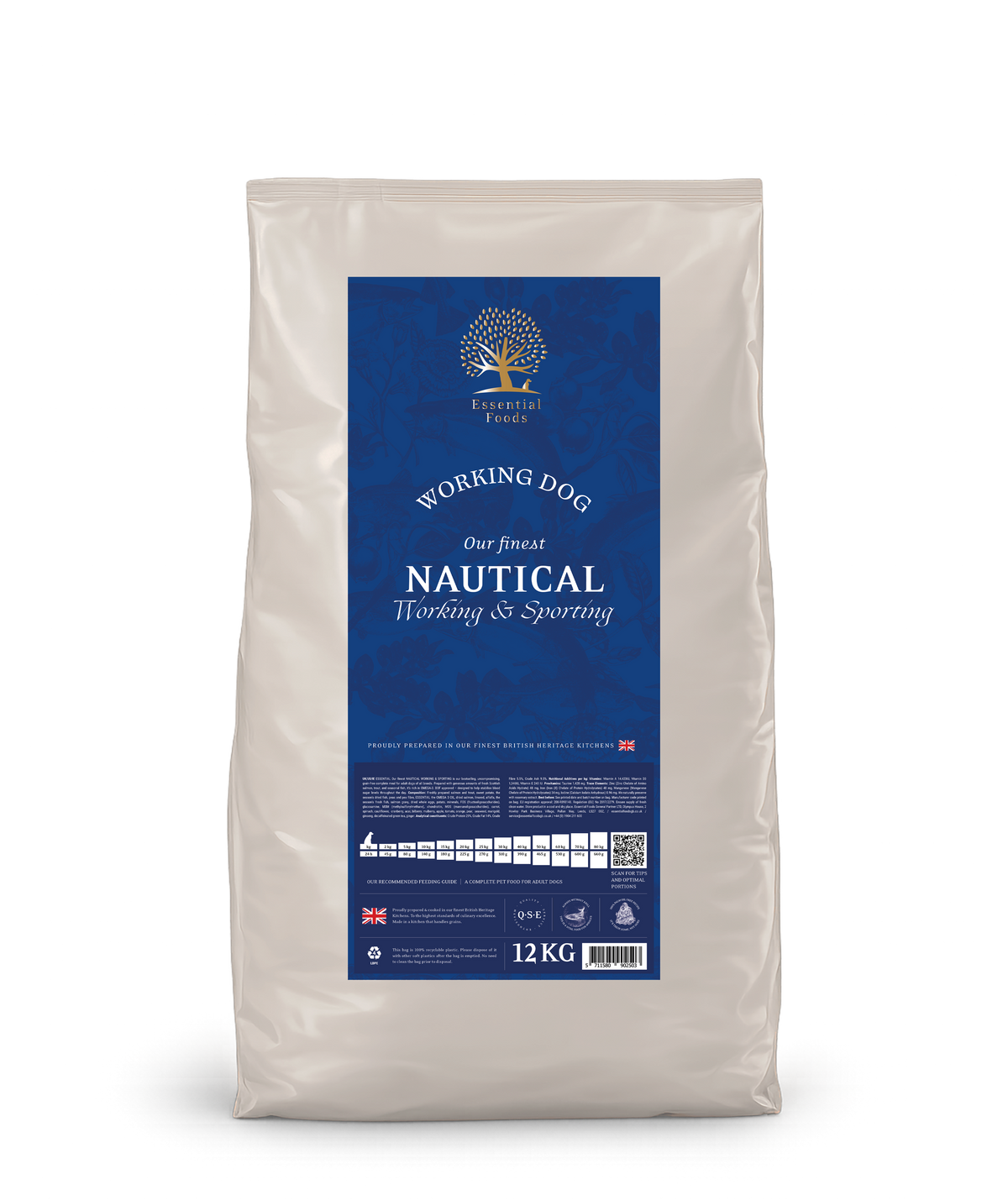 Essential Foods Nautical Living Working & Sporting 12kg bag