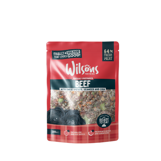Wilsons Beef Feed Fresh Pouch 380G