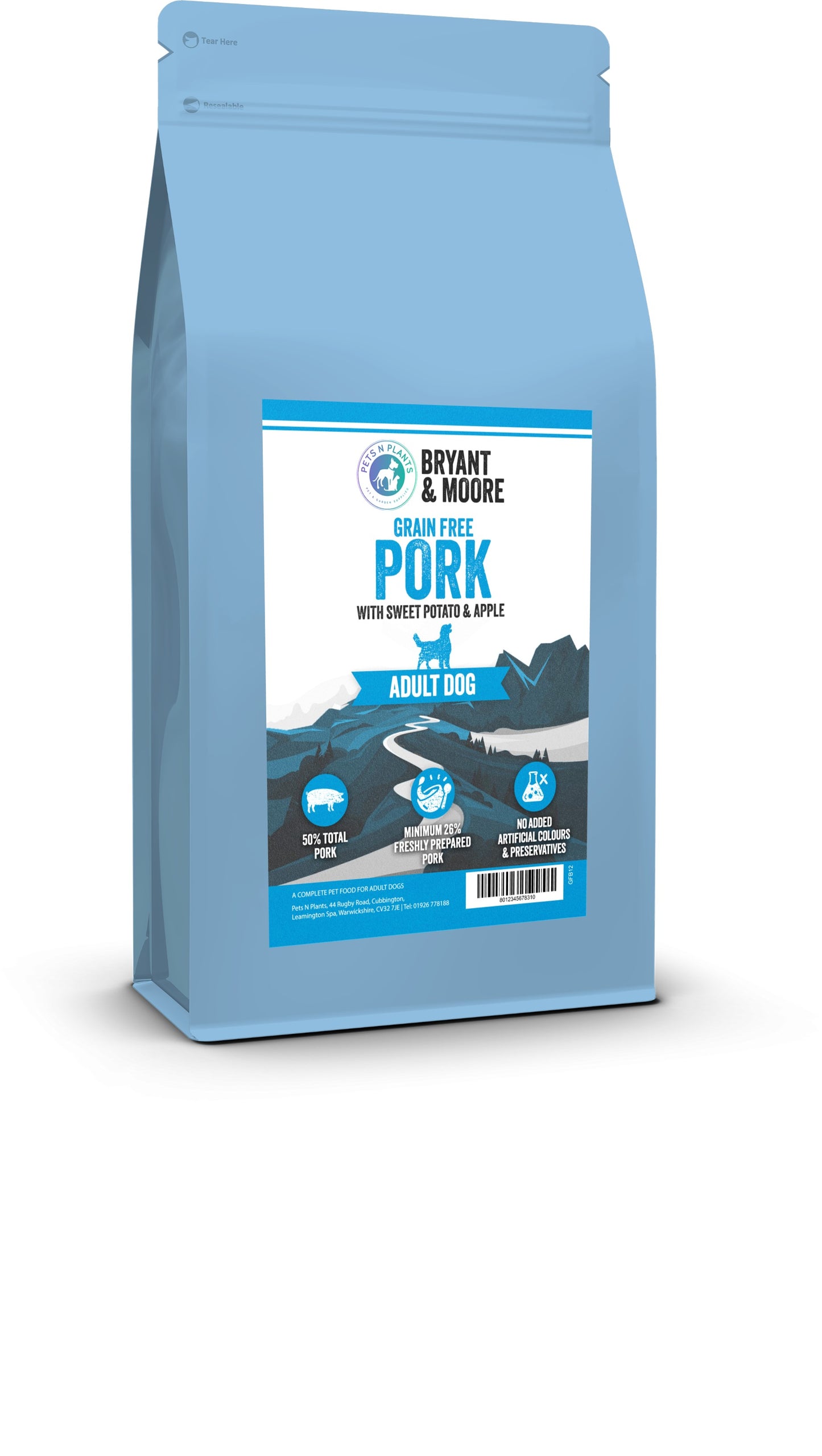 Pets N Plants Pork Grain Free 6kg