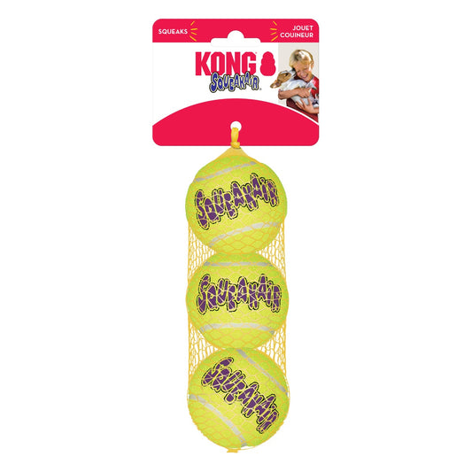 KONG SqueakAir tennis balls 3 pack for dogs