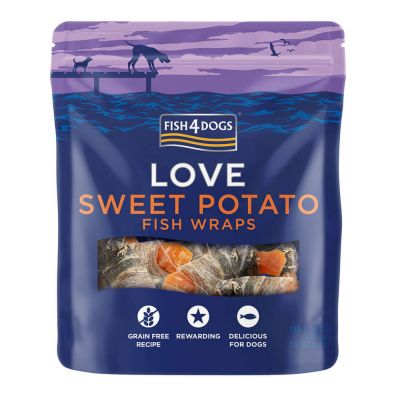 Fish 4 Dogs Sweet Potato Fish Wraps