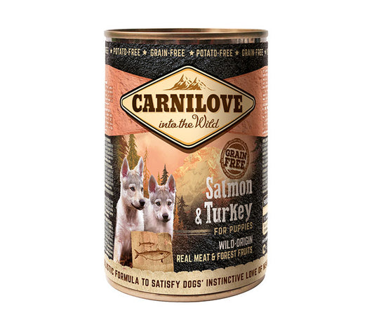 Carnilove Dog Wet Food Tins Puppy Salmon