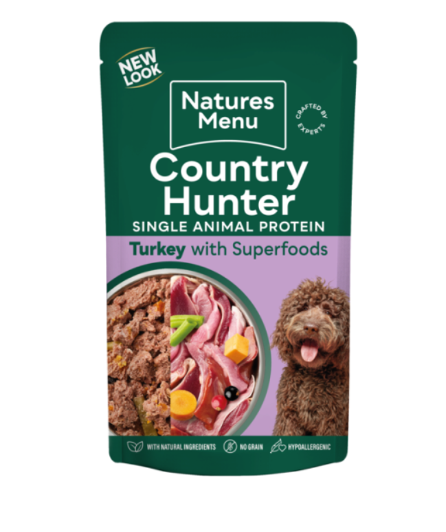 Natures Menu Country Hunter Turkey Pouch 150g
