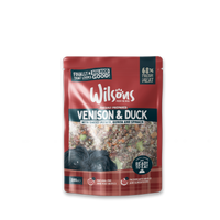Wilsons Venison & Duck Feed Fresh Pouch 380G