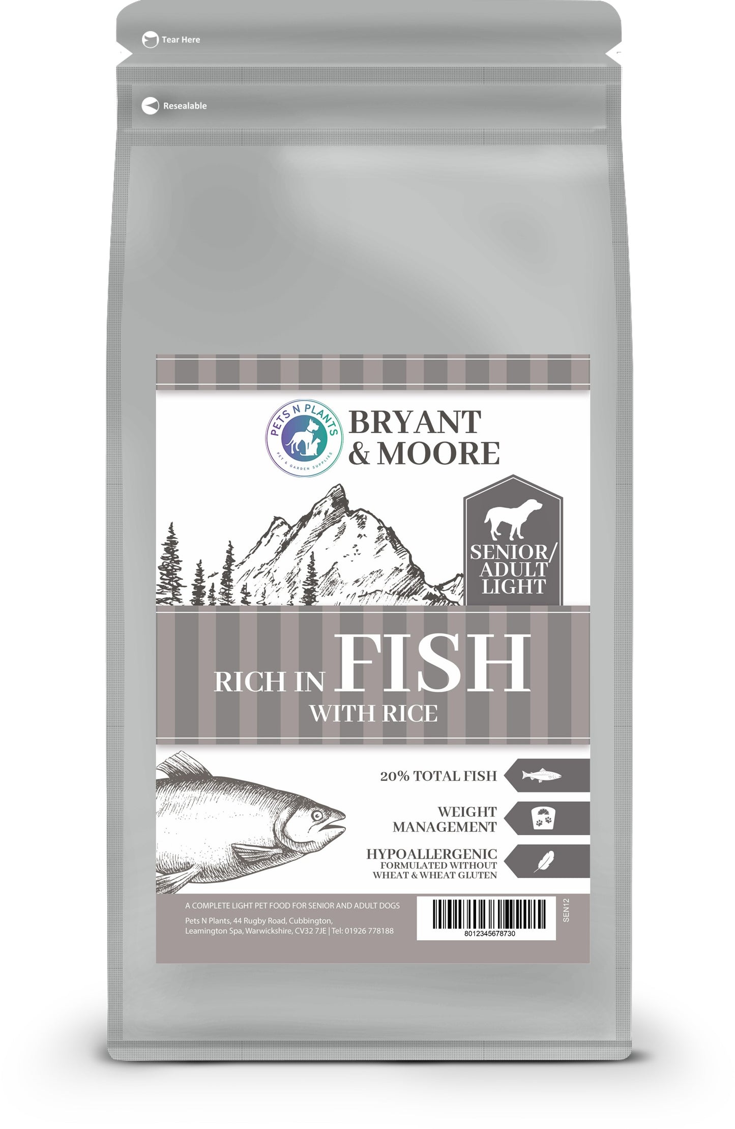 Pets N Plants Super Premium Senior Fish with Rice