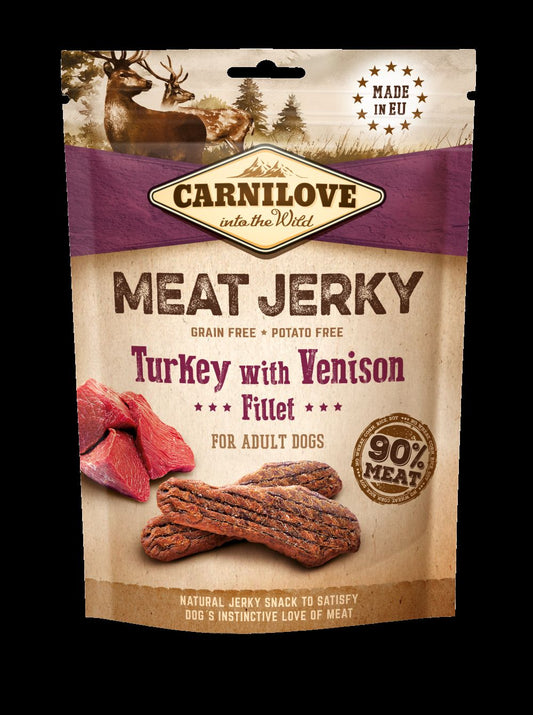 Carnilove Turkey & Vension Jerky 100g