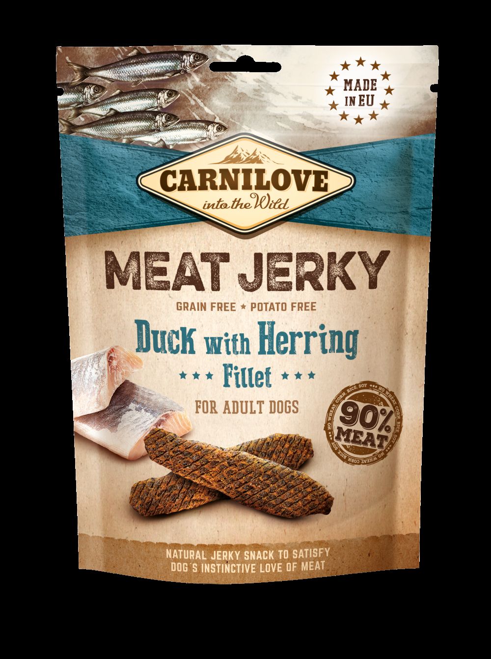 Carnilove Duck & Herring Jerky 100g