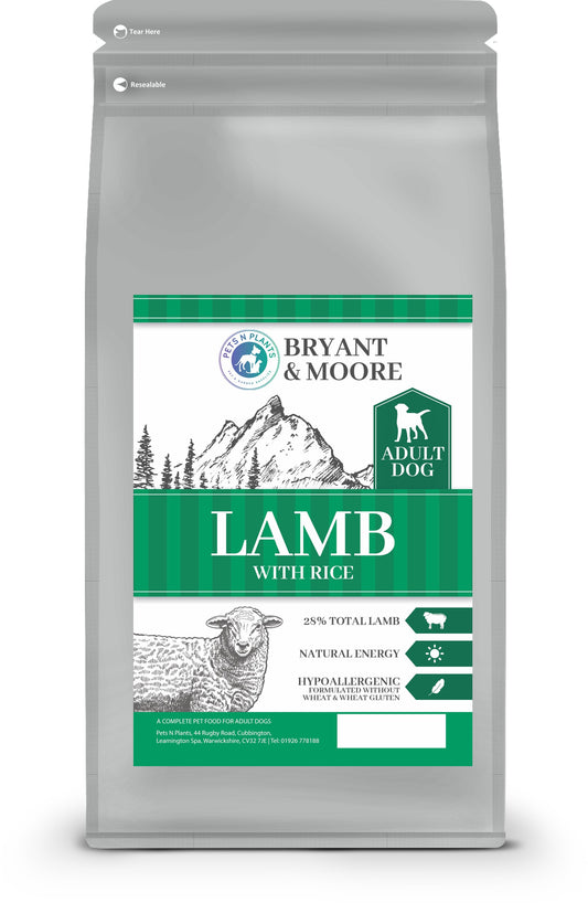 Pets N Plants Super Premium Lamb with Rice 12kg