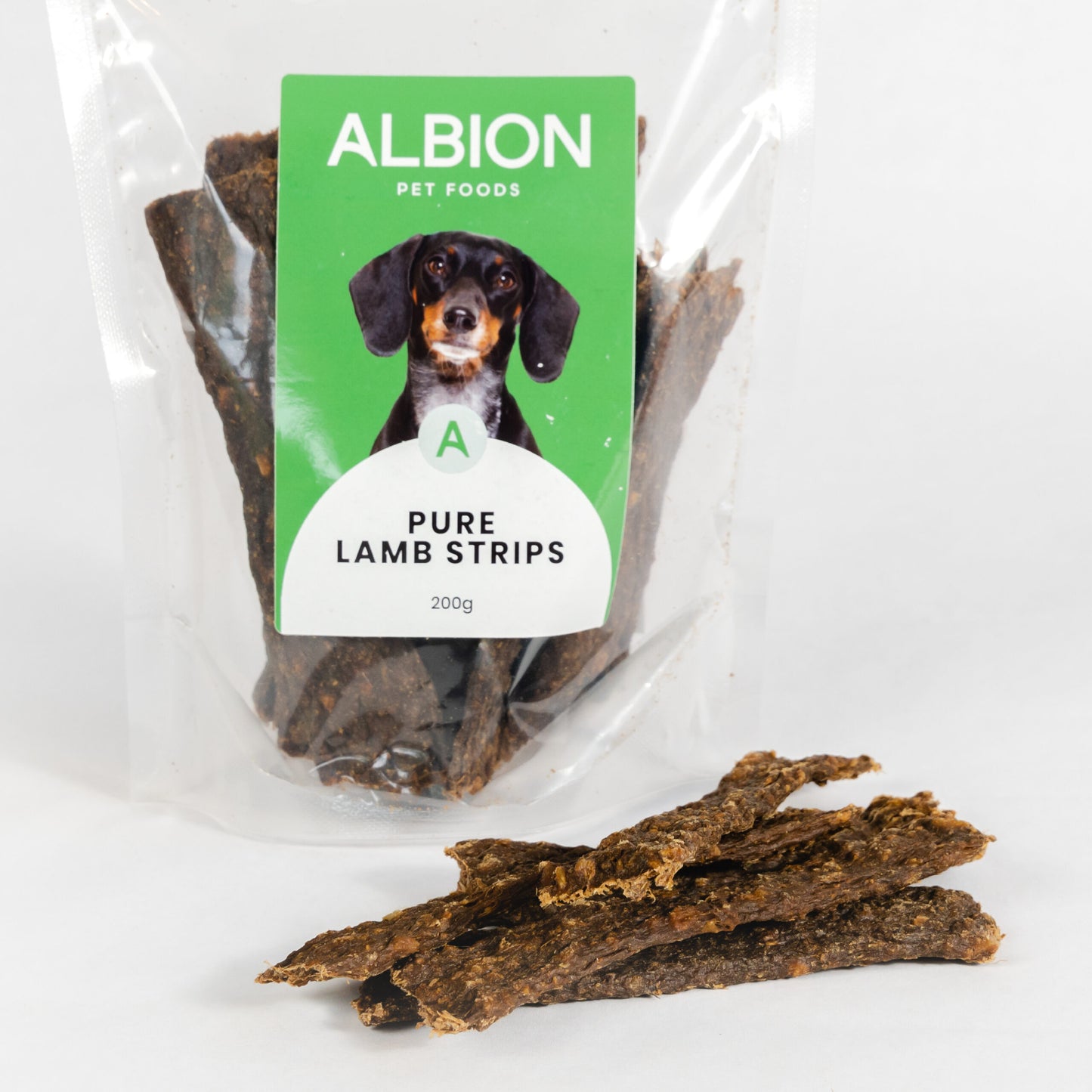 Albion Lamb Strips 200g