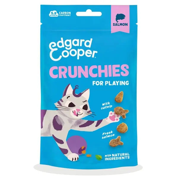 Edgard Cooper Crunchies Salmon & Catnip 50g