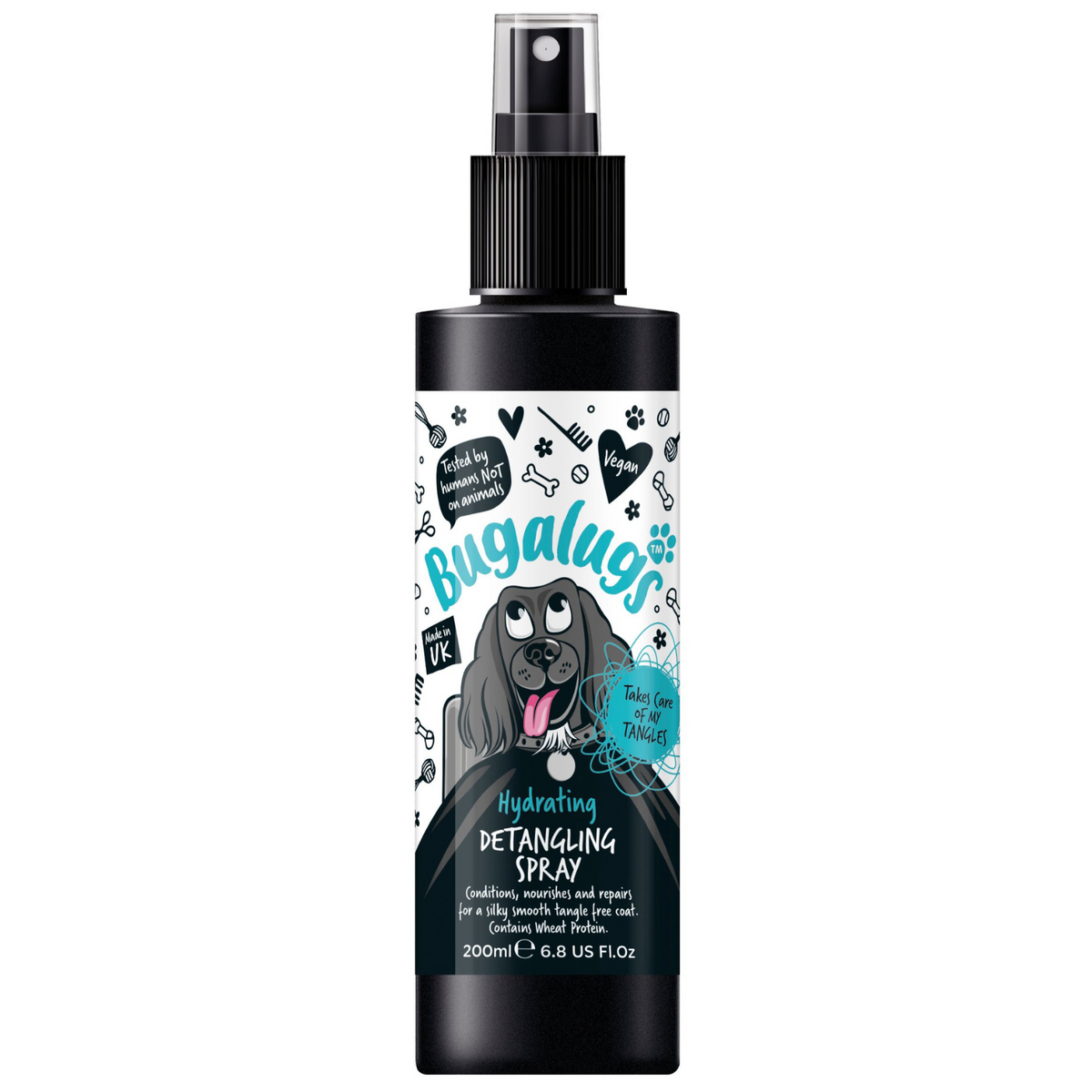 Bugalugs 2 in 1 detangling and conditioning spray for dogs