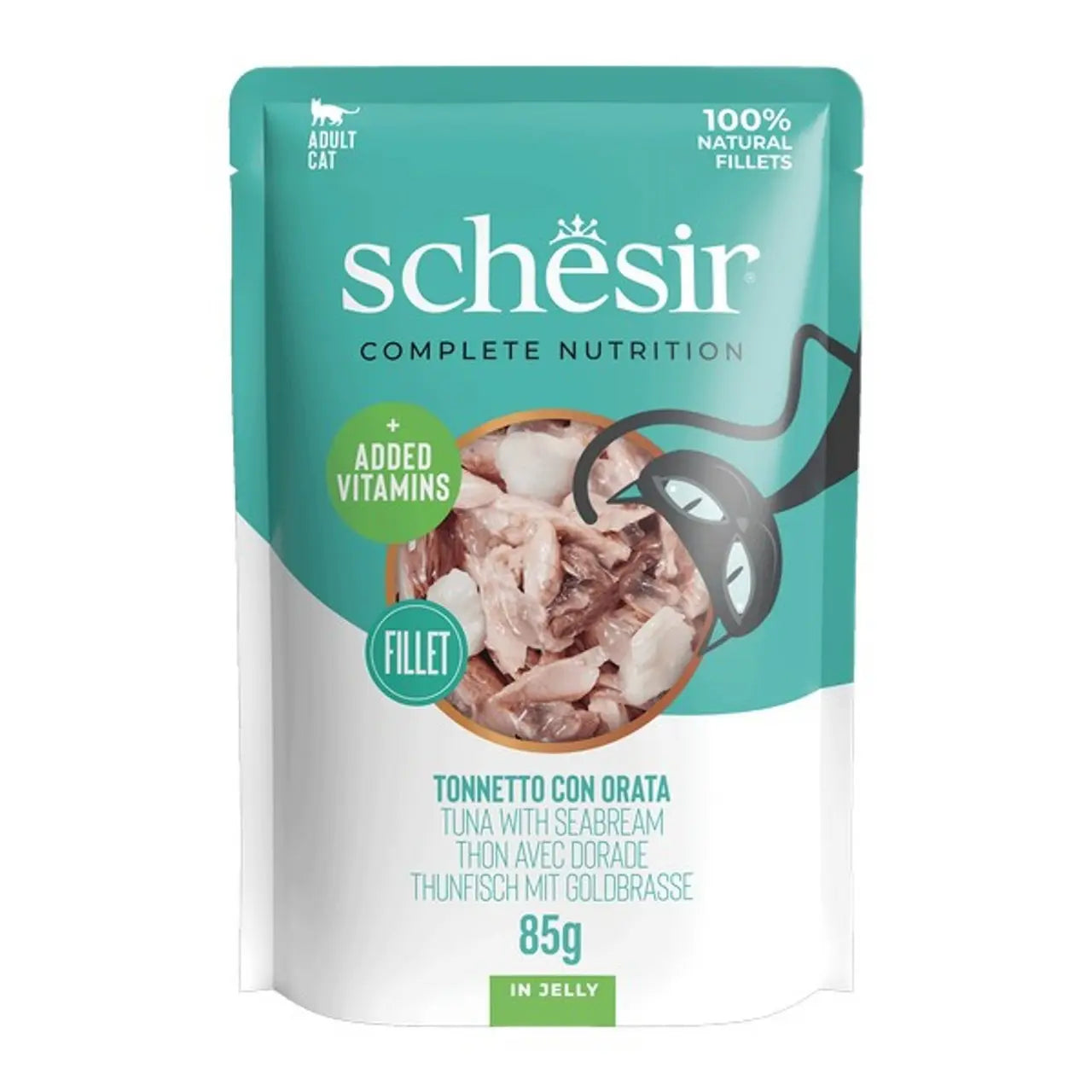 Schesir Cat Pouch Tuna & Seabream 85g