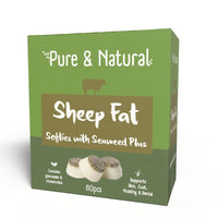 Pure & Natural Sheep Fat Softies With Seaweed Plus 80pcs