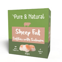 Pure & Natural Sheep Fat Softies With Salmon 80pcs