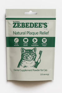 Zebedees Natural Plaque Relief For Cats 20g