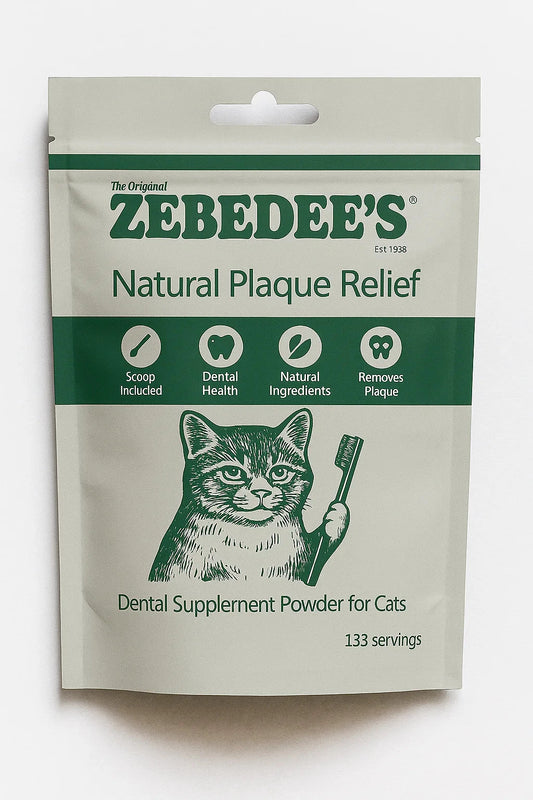 Zebedees Natural Plaque Relief For Cats 20g