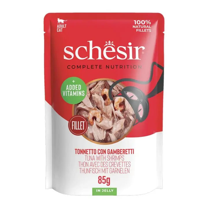 Schesir Cat Pouch Tuna & Shrimp 85g