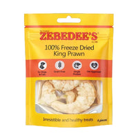 Zebedees Freeze Dried Whole King Prawns 4pc